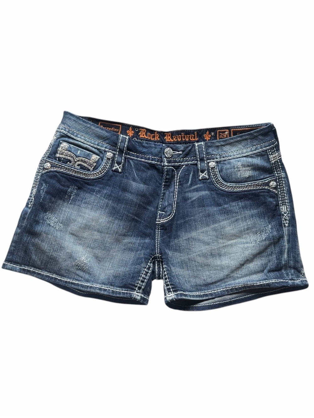 Rock Revival Women's Washed Indigo Denim Shorts